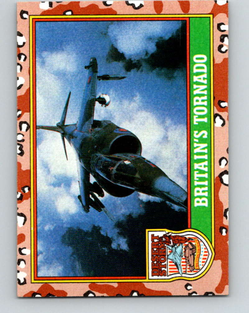 1991 Topps Desert Storm #19 Britain's Tornado Mint  Image 1