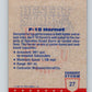 1991 Topps Desert Storm #27 Flying High - The F-18 Mint  Image 2
