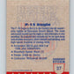 1991 Topps Desert Storm #37 F-15 Fighter Plane Mint  Image 2