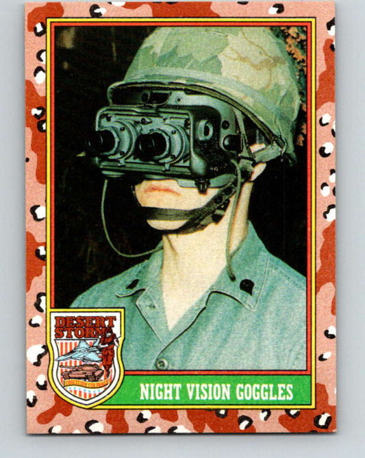 1991 Topps Desert Storm #63 Night Vision Goggles Mint  Image 1