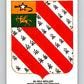 1991 Topps Desert Storm Stickers #4 8th Field Artillery Motto Daring and Tenacious MINT  Image 1