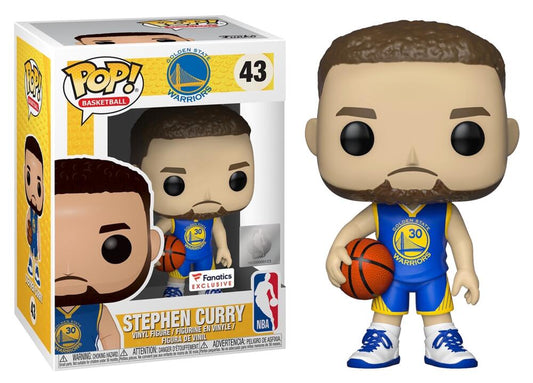 Funko Pop - 43 NBA Basketball Stephen Curry Warriors Vinyl Figure *Exclusive