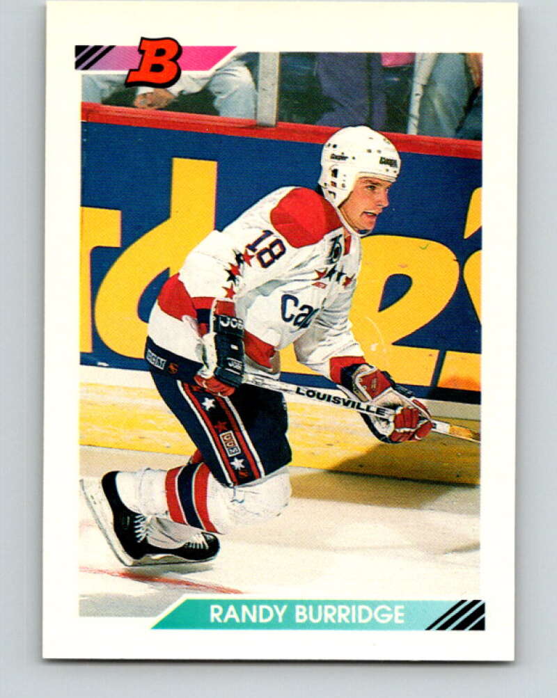1992-93 Bowman #29 Randy Burridge Mint Washington Capitals  Image 1