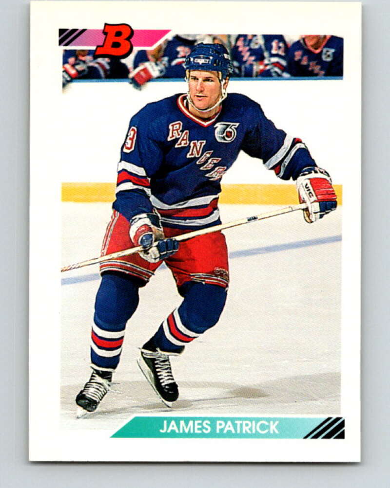 1992-93 Bowman #127 James Patrick Mint New York Rangers  Image 1