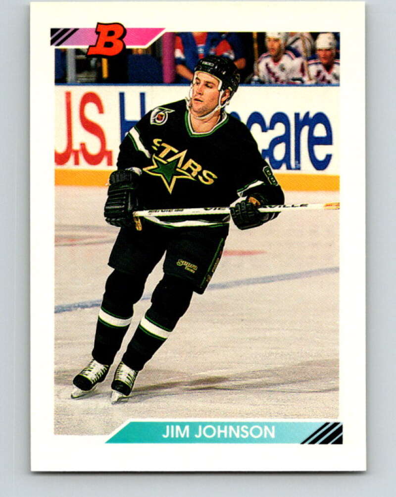 1992-93 Bowman #177 Jim Johnson Mint Minnesota North Stars
