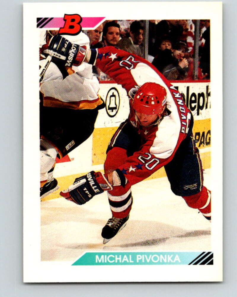 1992-93 Bowman #294 Michal Pivonka Mint Washington Capitals  Image 1