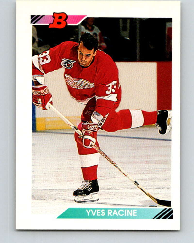 1992-93 Bowman #331 Yves Racine Mint Detroit Red Wings  Image 1