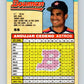 1992 Bowman #9 Andujar Cedeno Mint Houston Astros  Image 2