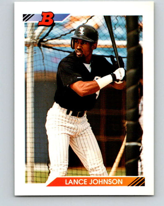1992 Bowman #208 Lance Johnson Mint Chicago White Sox  Image 1