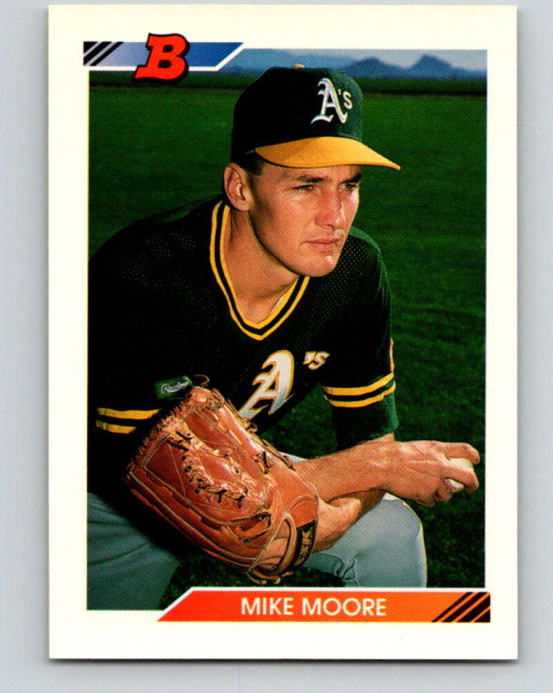 1992 Bowman #216 Mike Moore Mint Oakland Athletics  Image 1