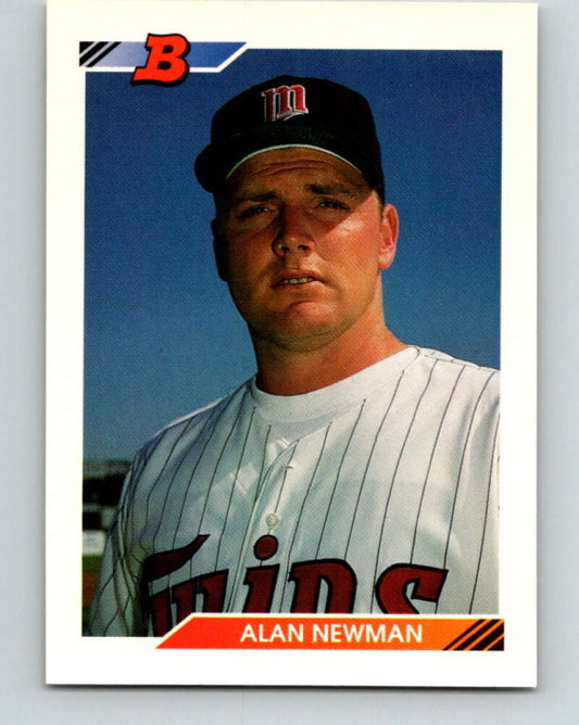 1992 Bowman #221 Alan Newman Mint RC Rookie Minnesota Twins  Image 1