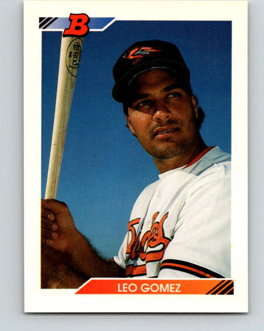 1992 Bowman #344 Leo Gomez Mint Baltimore Orioles  Image 1