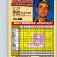1992 Bowman #350 Mike Bordick Mint Oakland Athletics  Image 2