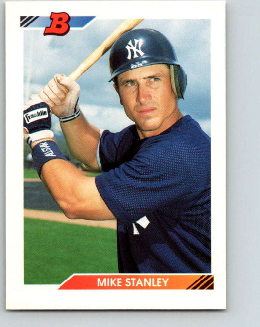 1992 Bowman #370 Mike Stanley Mint New York Yankees  Image 1
