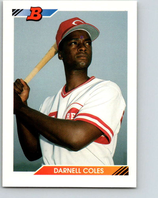 1992 Bowman #382 Darnell Coles Mint Cincinnati Reds  Image 1