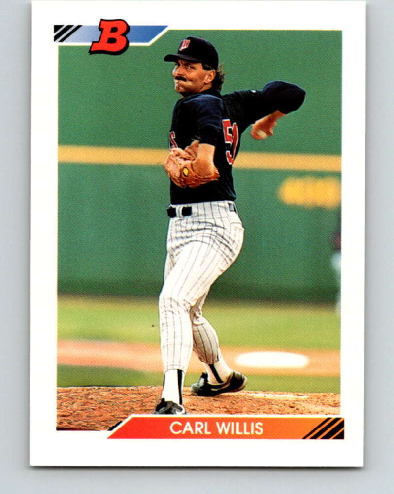 1992 Bowman #466 Carl Willis Mint Minnesota Twins  Image 1