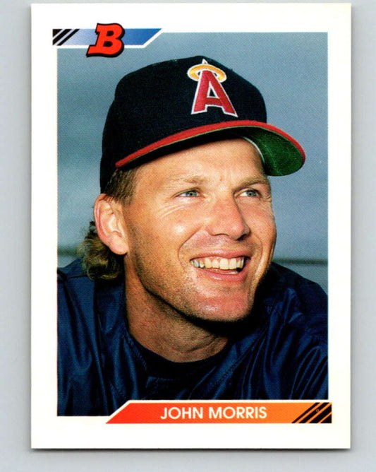 1992 Bowman #474 John Morris Mint California Angels  Image 1