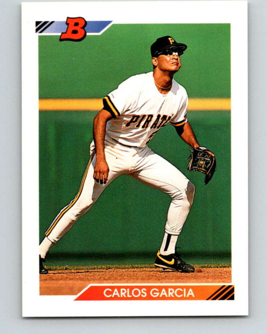 1992 Bowman #576 Carlos Garcia Mint Pittsburgh Pirates  Image 1