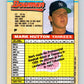 1992 Bowman #598 Mark Hutton Mint RC Rookie New York Yankees  Image 2