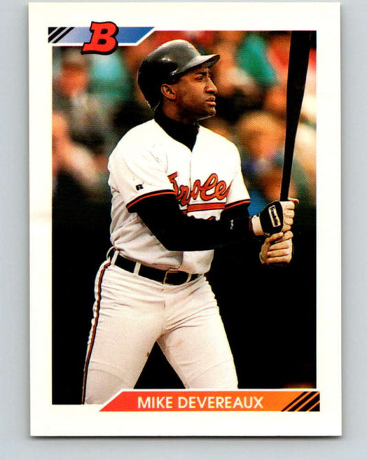 1992 Bowman #688 Mike Devereaux Mint Baltimore Orioles  Image 1