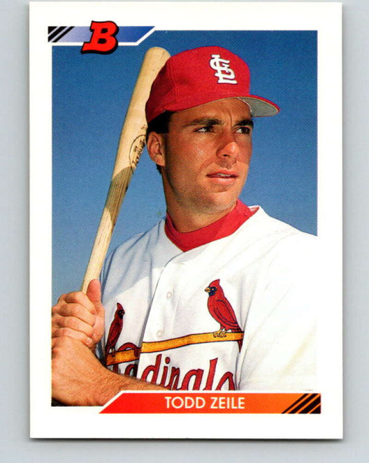 1992 Bowman #695 Todd Zeile Mint St. Louis Cardinals  Image 1
