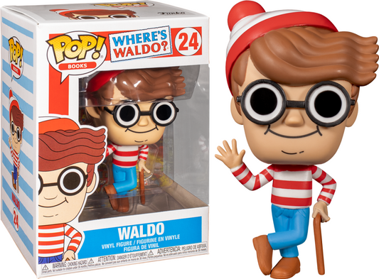 Funko Pop - 24 Books Where's Waldo? - Waldo with Kane Vinyl Figure