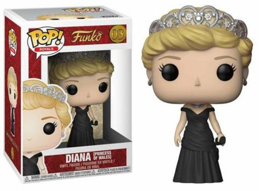 Funko Pop - 03 Royals - Princess Diana Black Dress Vinyl Figure