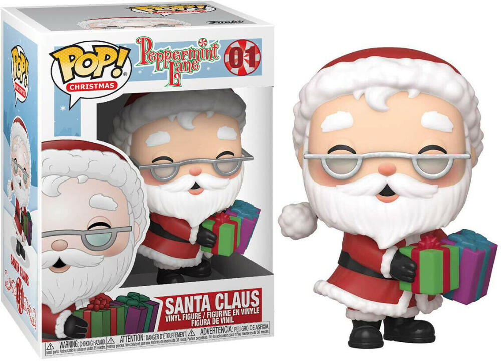 Funko Pop - 01 Christmas Peppermint Lane - Santa Claus Vinyl Figure