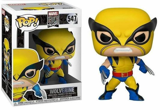 Funko Pop - 547 Marvel 80 Years - Wolverine Yellow Outfit Vinyl Figure