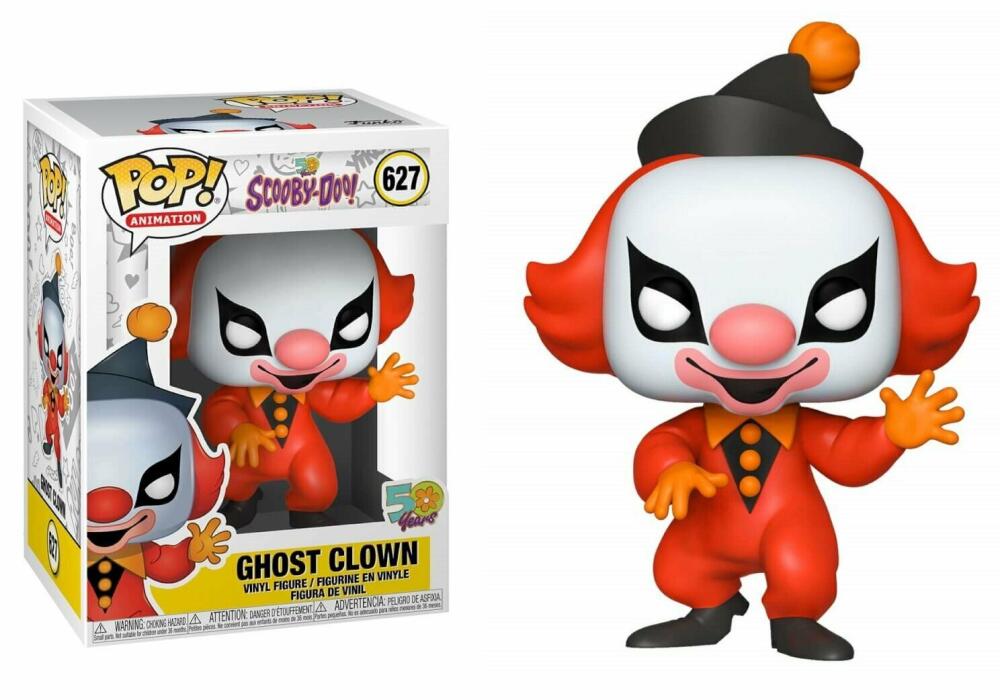 Funko Pop - 627 Animation Scooby-Doo! - Ghost Clown Vinyl Figure
