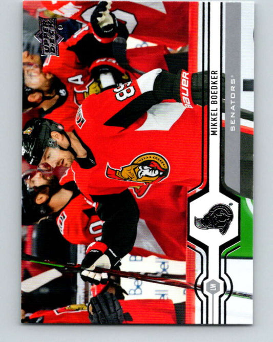 2019-20 Upper Deck #36 Mikkel Boedker Mint Ottawa Senators  Image 1