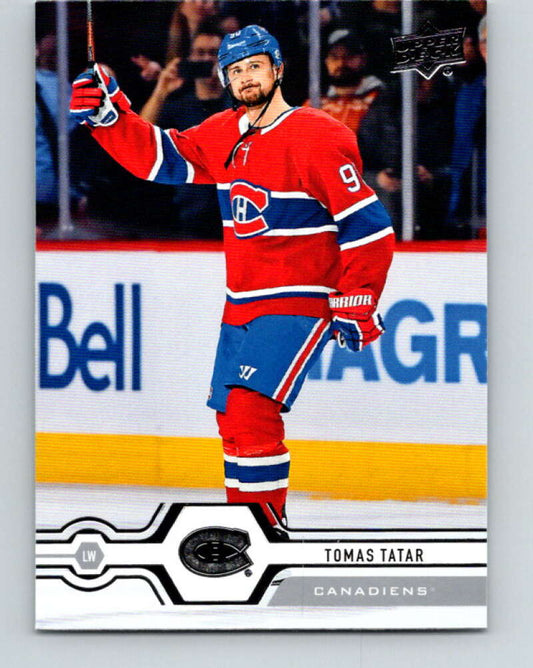2019-20 Upper Deck #47 Tomas Tatar Mint Montreal Canadiens