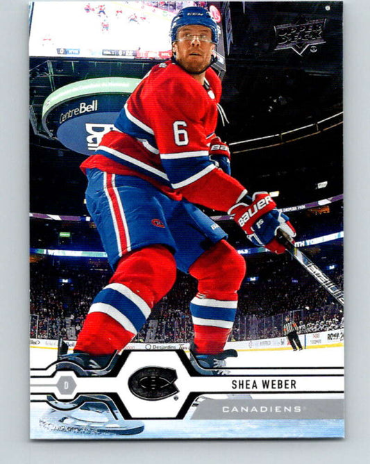 2019-20 Upper Deck #51 Shea Weber Mint Montreal Canadiens