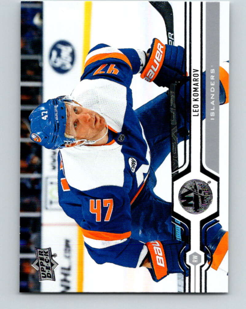 2019-20 Upper Deck #95 Leo Komarov Mint New York Islanders  Image 1