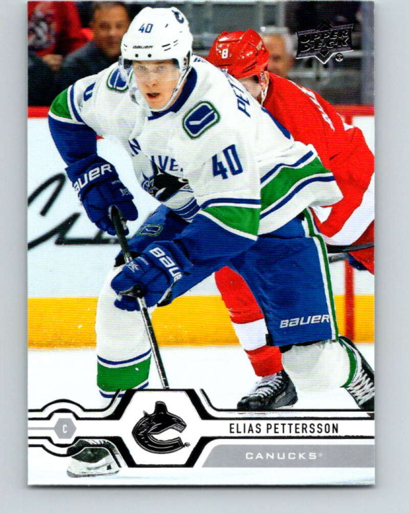 2019-20 Upper Deck #168 Elias Pettersson Mint Vancouver Canucks