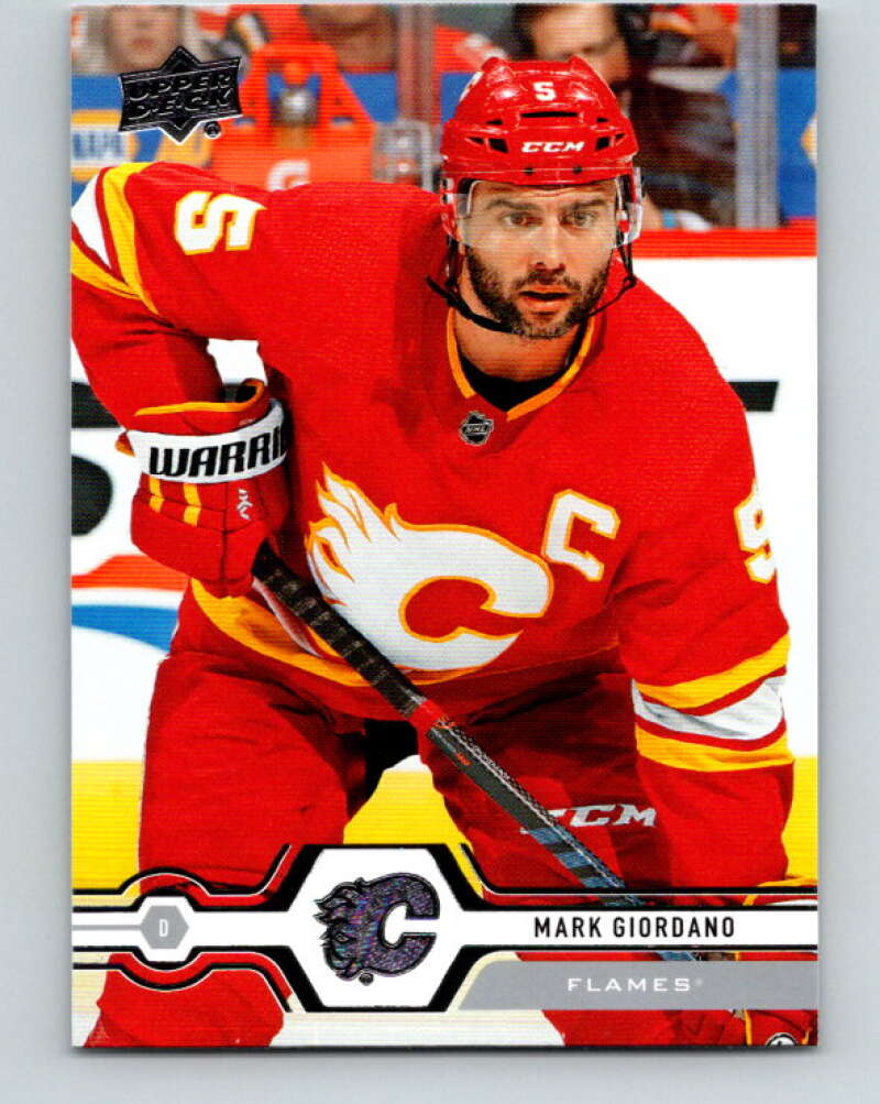 2019-20 Upper Deck #185 Mark Giordano Mint Calgary Flames