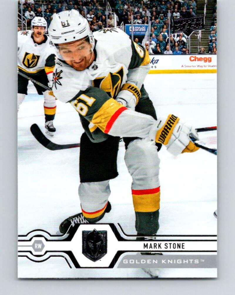 2019-20 Upper Deck #192 Mark Stone Mint Vegas Golden Knights  Image 1