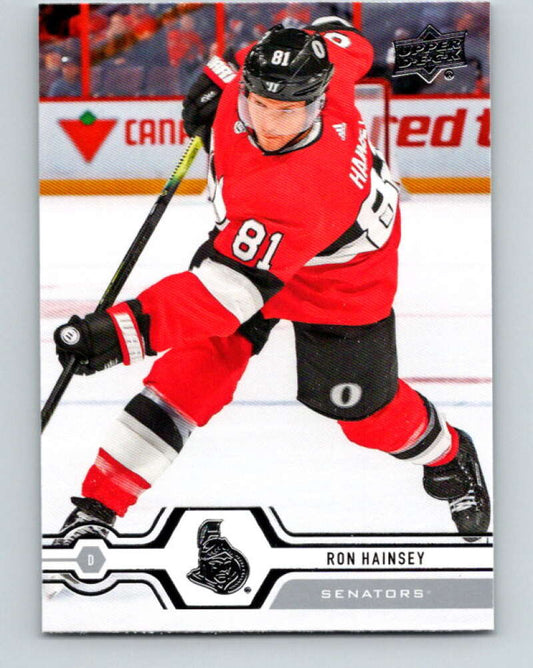 2019-20 Upper Deck #285 Ron Hainsey Mint Ottawa Senators  Image 1