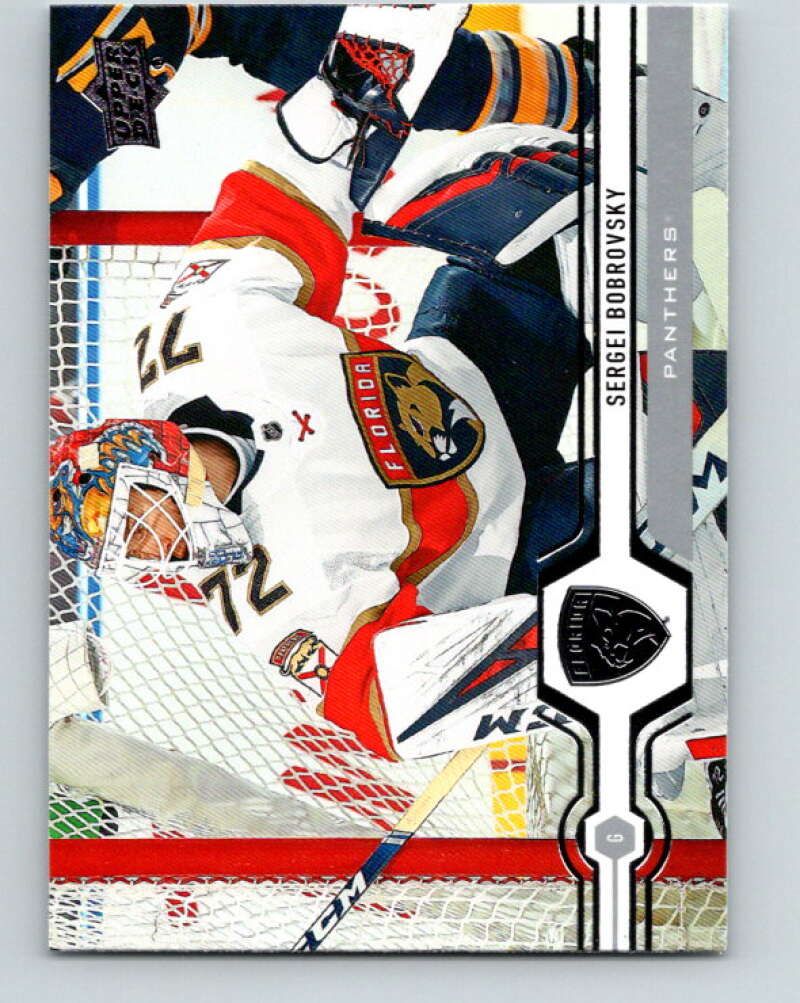 2019-20 Upper Deck #296 Sergei Bobrovsky Mint Florida Panthers