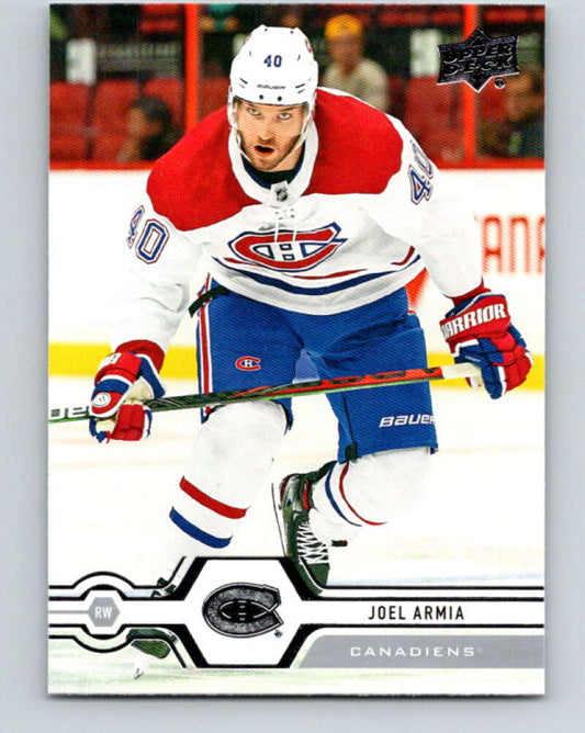 2019-20 Upper Deck #302 Joel Armia Mint Montreal Canadiens