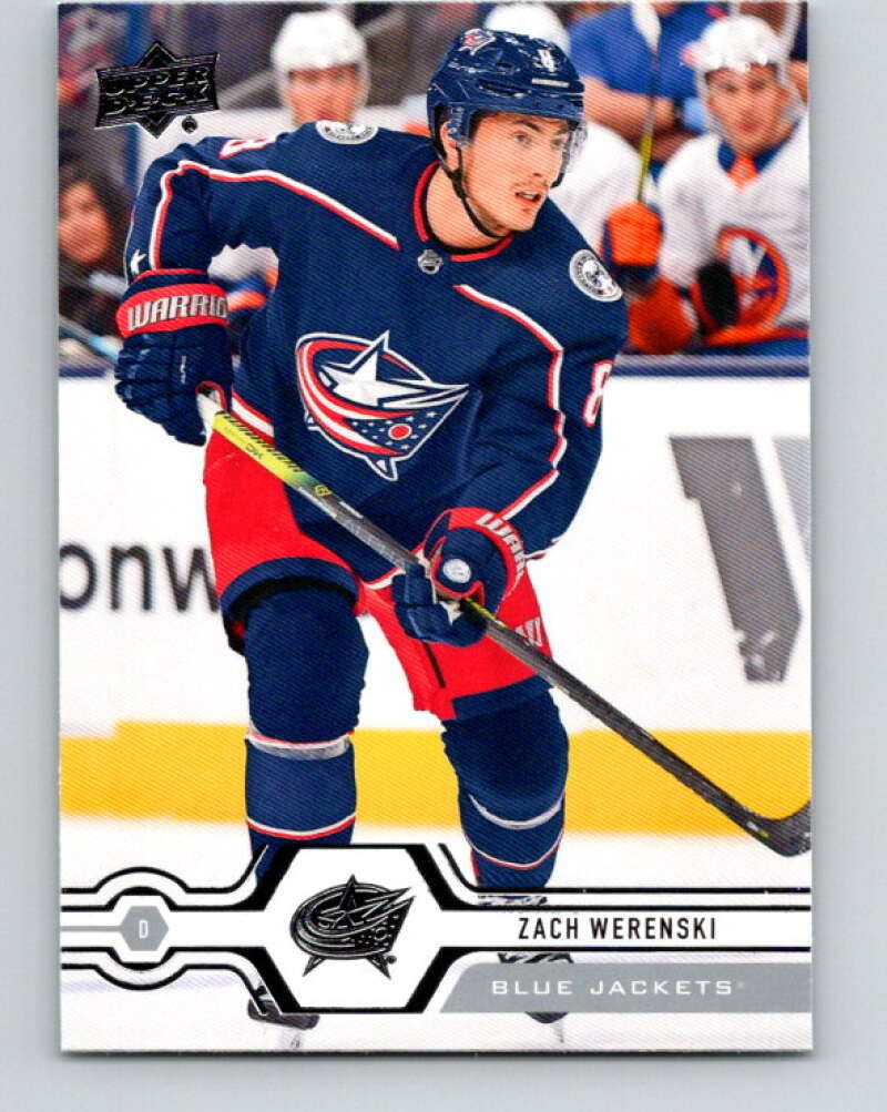 2019-20 Upper Deck #319 Zach Werenski Mint Columbus Blue Jackets  Image 1