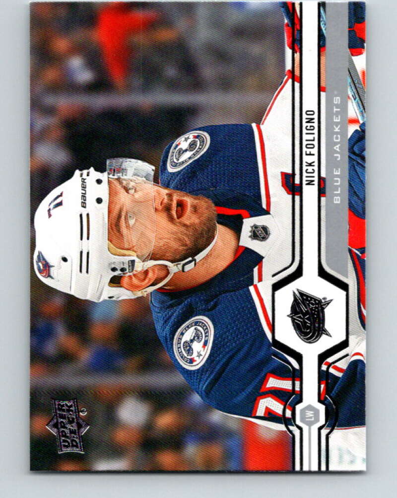 2019-20 Upper Deck #320 Nick Foligno Mint Columbus Blue Jackets  Image 1