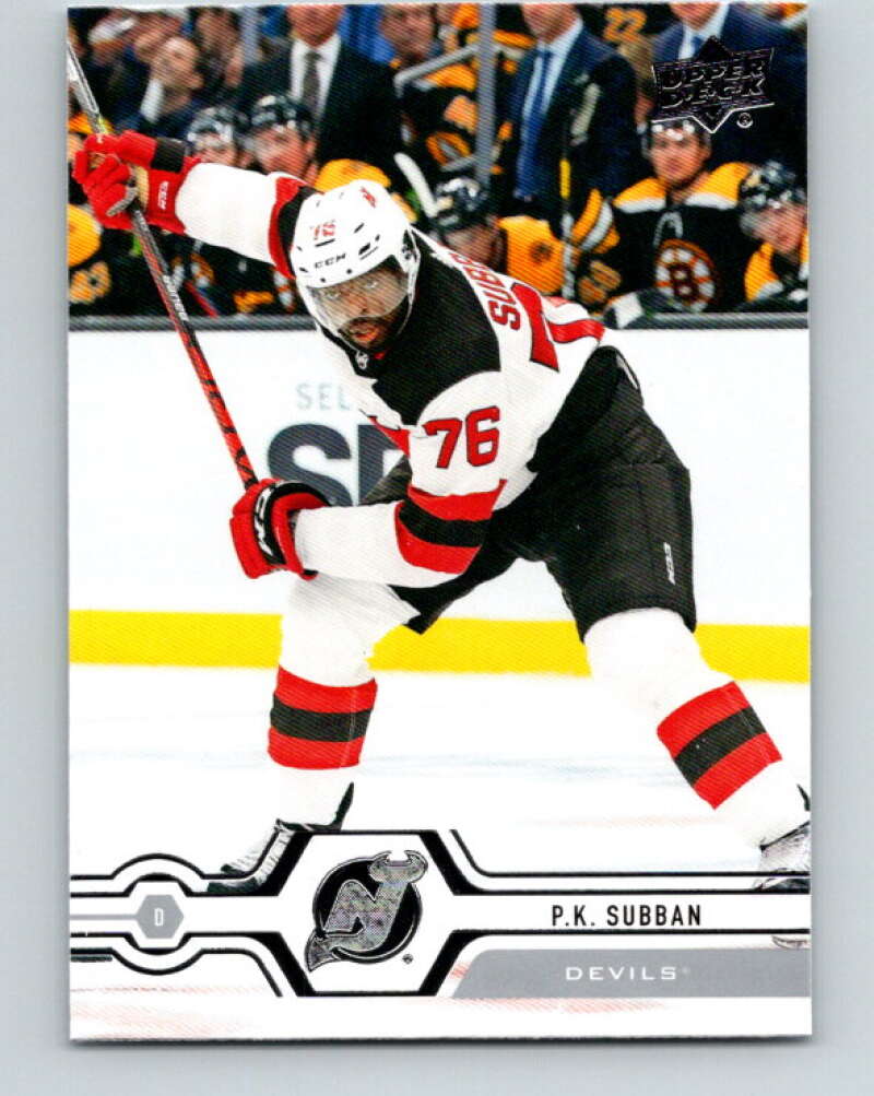 2019-20 Upper Deck #330 P.K. Subban Mint New Jersey Devils  Image 1