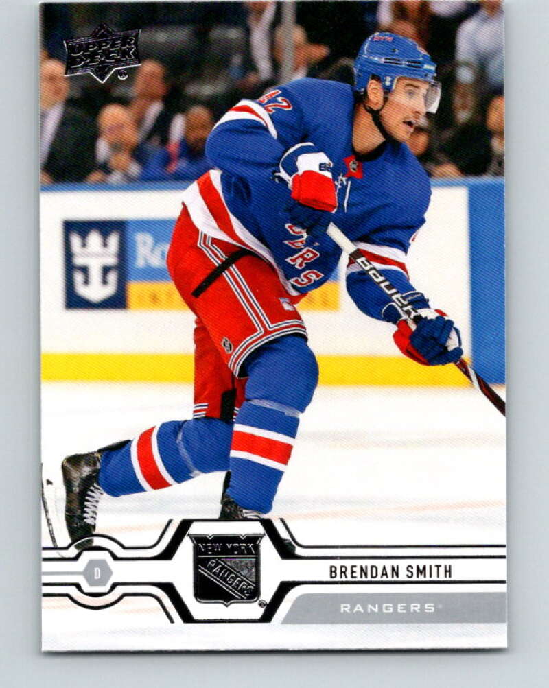 2019-20 Upper Deck #342 Brendan Smith Mint New York Rangers  Image 1