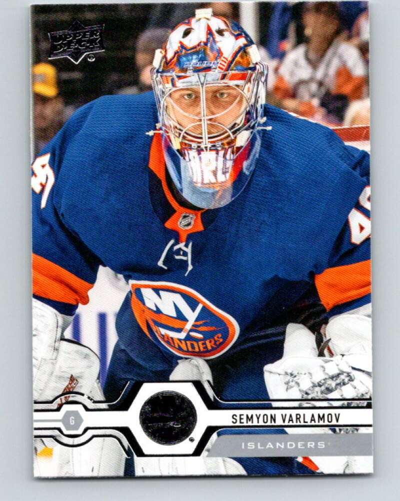 2019-20 Upper Deck #344 Semyon Varlamov Mint New York Islanders