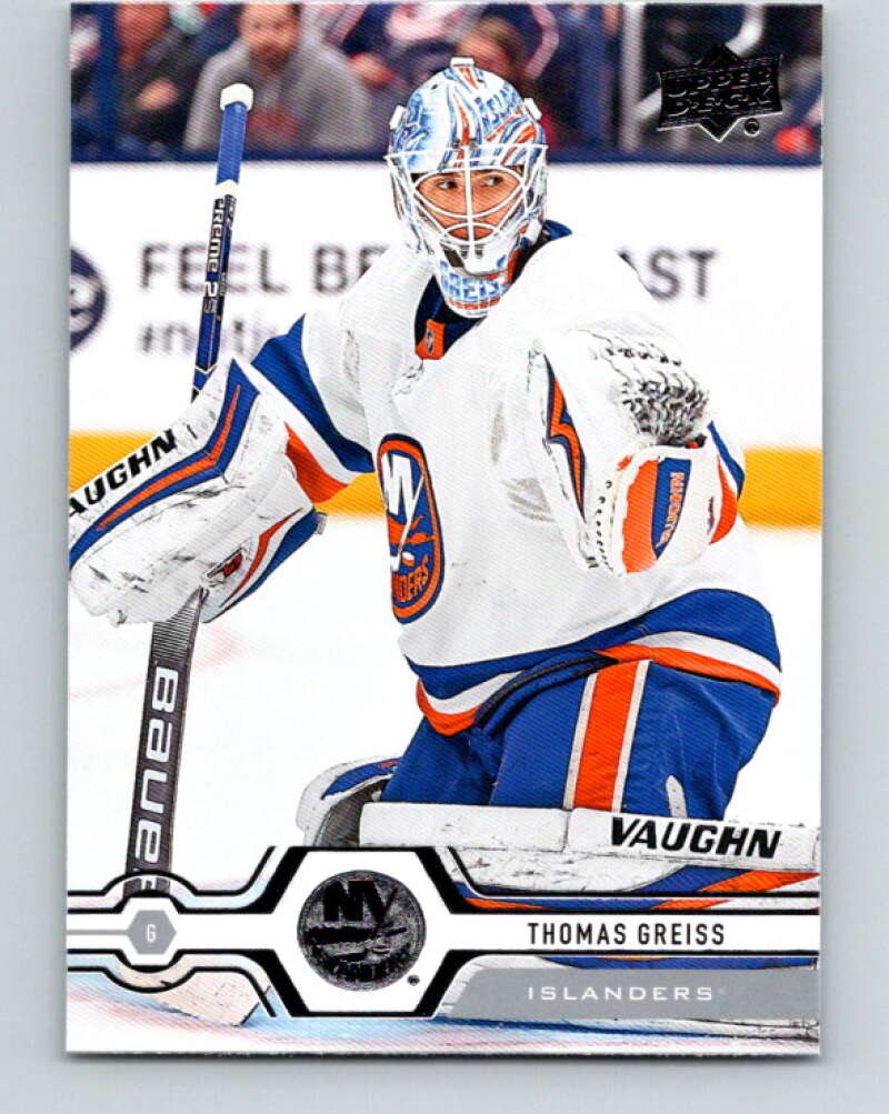 2019-20 Upper Deck #349 Thomas Greiss Mint New York Islanders  Image 1