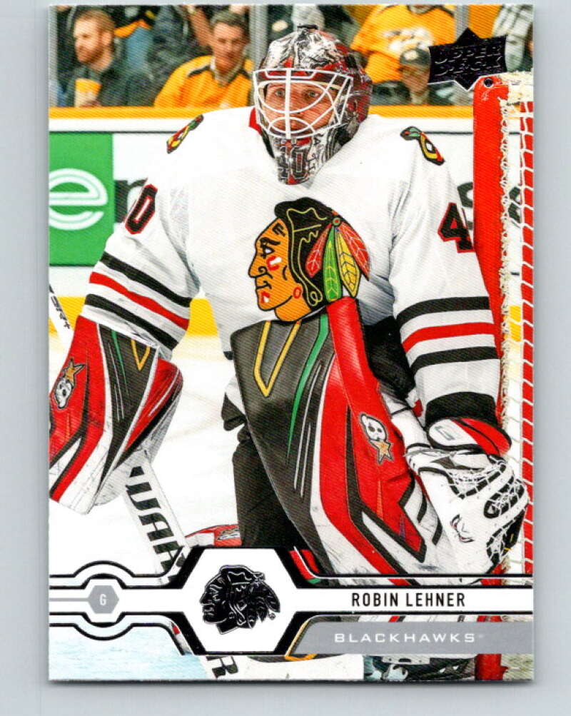 2019-20 Upper Deck #364 Robin Lehner Mint Chicago Blackhawks  Image 1