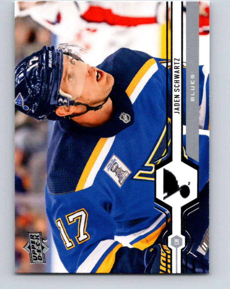 2019-20 Upper Deck #371 Jaden Schwartz Mint St. Louis Blues  Image 1
