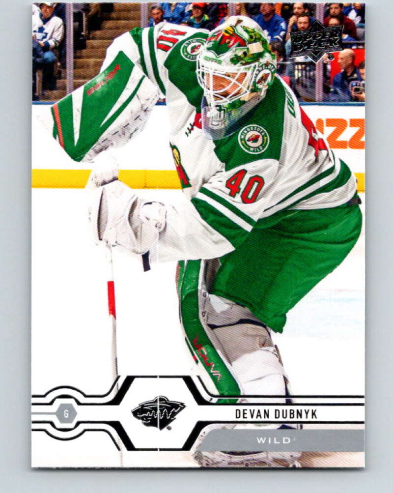 2019-20 Upper Deck #377 Devan Dubnyk Mint Minnesota Wild  Image 1