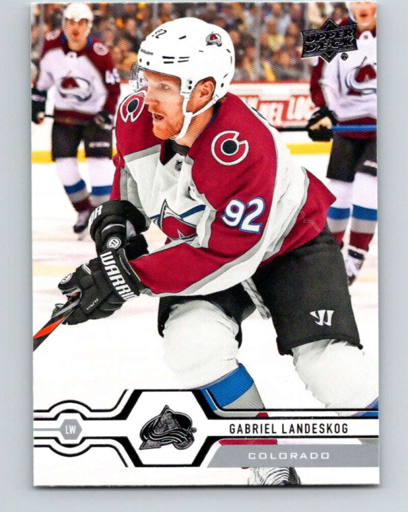 2019-20 Upper Deck #383 Gabriel Landeskog Mint Colorado Avalanche  Image 1